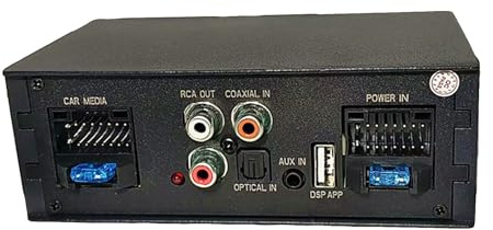PENCHEAK Amplificatore Stereo per Auto con Processore DSP E Integrazione Perfettamente Adatta I Sistemi Dashboard con Up Disco Supportano L'amplificatore Potenza Stereo Auto