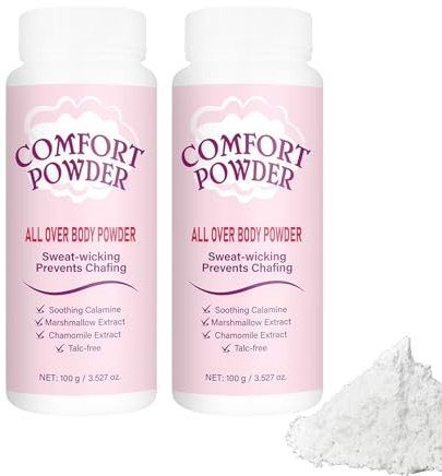 Comfort Powder, Poudre Confort, Poudre ParfuméE Pour Le Corps Pour Femmes, Hydratation En Profondeur Et ContrôLe Des Odeurs, Absorption De La Transpiration (2)