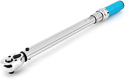 Beslands Torque Wrench 1/2, 65-350nm & 50-260ft, Adjustable Wheel Wrench for Car Bike Ratchet