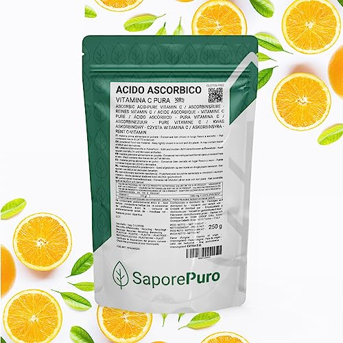 Acido ascorbico puro - Vitamina C in polvere - 250 g