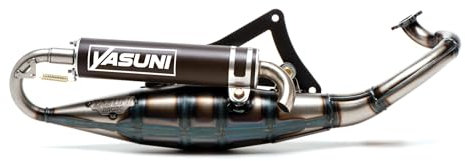 POT SCOOT YASUNI R VERNI POUR PEUGEOT 50 LUDIX H2O, VIVACITY 2008+, KISBEE 2T, SPEEDFIGHT 3 2T (SILENCIEUX NOIR) -TUB225B-