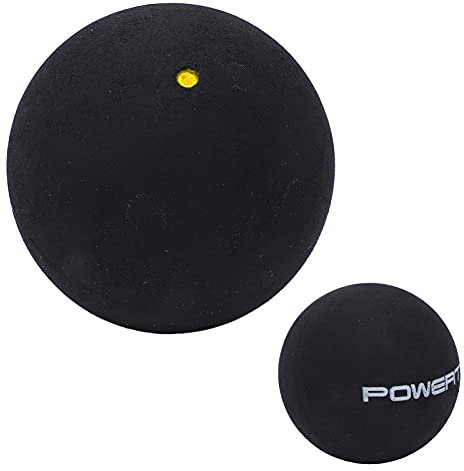 Wettkampf-Squashball, Einzelne Squashschlägerbälle mit Gelben Punkten für das Wettkampftraining für Anfänger (einzelner gelber Punkt)