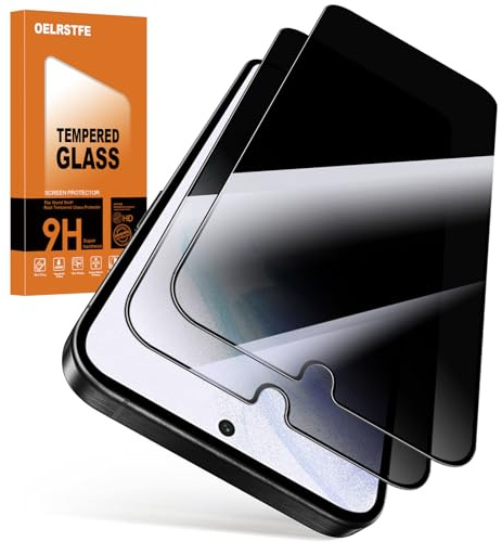 Oelrstfe 2 Stück Sichtschutz Schutzfolie für Samsung Galaxy S21 5G 9H Härte Privacy Anti-Spy Displayschutzfolie Displayschutz Bläschenfrei Kratzfest Privatsphäre Blickschutzfolie