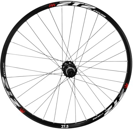 ZTZ Mountain Bike Wheelset, Ultralight Aluminum Alloy Rim, 32H High Strength Bicycle Wheels, Quick Release Disc Brake, MTB Wheel Set, Compatible with 7-12 Speed Cassette (Only Rear Wheel, 27.5)