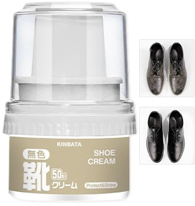 Limpiabotas – 50 ml de alto brillo para botas con aplicador, kit de cuidado de zapatos para botas de cuero, crema líquida, de carnauba para botas, ropa, sofá, cinturón y asiento, Pulido para