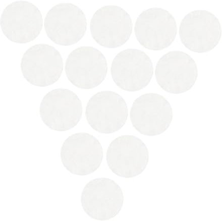 ABOOFAN 30pcs Non-Woven Round Steamer Liner Mesh Pads Non-Stick Steaming Pad for Dim Sum Dumplings Home Kitchen Use