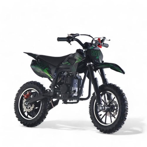 KXD 703 49 ccm 4-takts leopard dirtbike barn dirtbike crossbike enduro DirtBike pocket 49cc pitbike fickcykel motocross motorcykel motorcykel motorcykel motorsport väska helcross crossbike grön