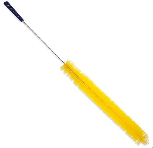 Sicignano | Lavadamigiana 90 cm in Plastica e Metallo, Spazzola per Damigiane e Bottiglie Profonde, Pulizia Efficace e Duratura, Colori Assortiti