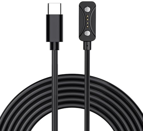 Ermorgen Cavo di Ricarica da 1M, Compatibile con Polar Street X, Polar Loop, Polar Vantage M3, Vantage V3, Ignite 3, Grit X2 Pro, Pacer, Pacer Pro, USB-C a Caricatore Magnetico
