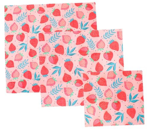 Ciieeo 3pcs Beeswax Food Wraps Reusable Non-stick Paper Baking Food Wraps Home Beeswax Paper