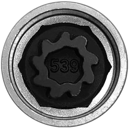 Chiave di ricambio per dadi di bloccaggio ruota 539 per chiave a bussola antifurto