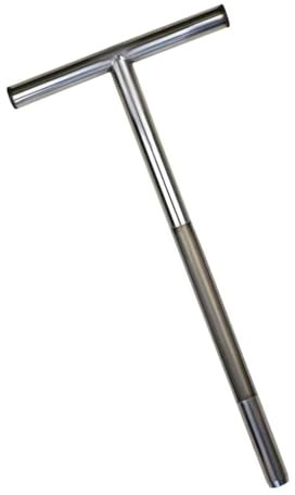 QUXVUIS Soil Sampler Probe Stainless Steel T-Style Handle Golf Course Field Sampling Earth Turf Lawn Garden Maintenance Tool