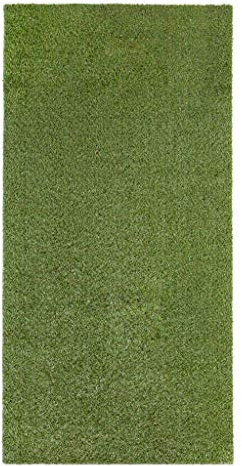 andiamo Kunstrasen outdoor Jever, wetterfester Rasenteppich outdoor für Garten, Terrasse & Balkon, leicht zu verlegen, 100 x 200 cm, Grün