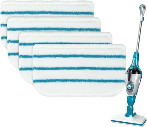 UTIZ Mikrofaser-Reinigungspads, FSM-Typ, waschbar, für Black & Decker FSM13E1 Dampfreiniger, 4 Stück