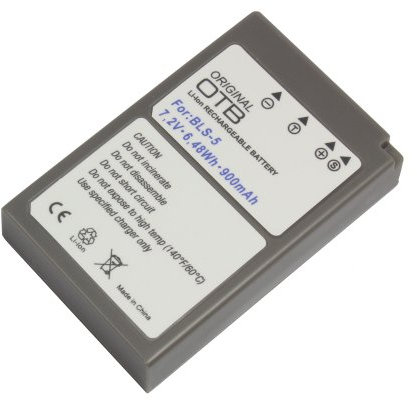 Battery for Olympus OM-D E-M10 Mark III s, 900mAh, 7.4V, replaced: BLS-5, BLS-50