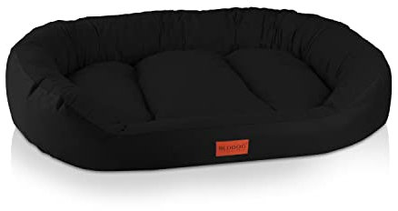 BedDog Hundebett Mittelgroße Hunde - Hundekissen XXL - Hundekorb - Hundekörbchen - Hundesofa - Hundebetten für Mittelgroße Hunde - Dog Bed - Hunde Bett - Körbchen Hund Alicante-Gewebe