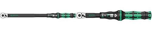 WERA-05075623001-Click-Torque C 4 - Llaves dinamometricas Drive 60-300 Nm & 05075604001 Llave Dinamométrica con Carraca Reversible Click-Torque A 5, Pulgada, 2.5-25, 1/4%22 Cuadrado, 2,5-25 NM