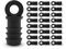 DOJA Barcelona | Tapon Final Tubo Riego | Tapon Final 12mm | Pack 25 | Tapon Manguera de Goteo 12 para Sistemas de Riego Agrícola y Jardinería | Conector Tapon Tubo Riego por Goteo Huerto, Camping