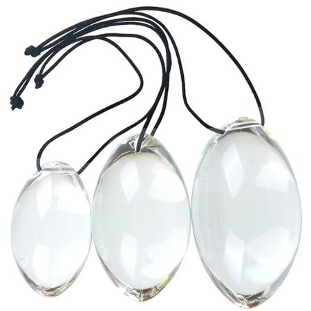 GURCIX Groß Eiförmiges Glas Analplug Butt Plug Glasdilos Analdildo Anal Kugeln Glas Dildo Analperlen Groß Buttplug Prostata Massager Vaginal Anal Masturbation Sexspielzeug Für Männer Frauen（Ø 5cm）