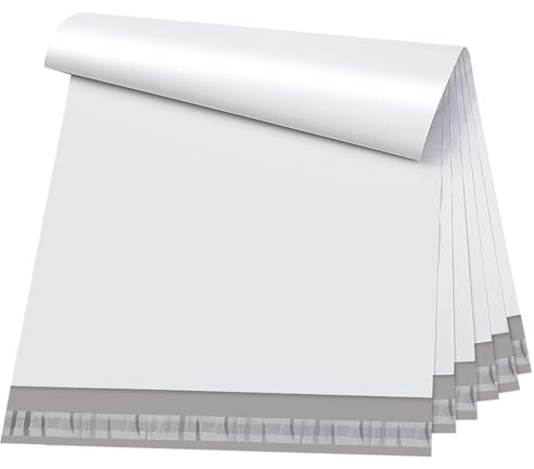 Metronic 25Pcs Poly Mailers 17.7x22 Inch Large Shipping Bags for Clothes