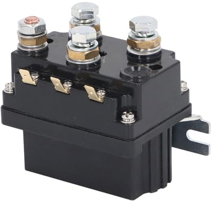 Relé de Cabrestante Eléctrico Impermeable de Alta Potencia 500A para Moto de Nieve ATV 12V