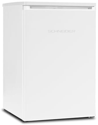SCHNEIDER Frigorífico Sobremesa de 109L, Congelador 4 Estrellas, Silencioso 39dB, Termostato Regulable, Puerta Reversible, Bajo Consumo Energético, Descongelación Manual, Blanco STTL112WE