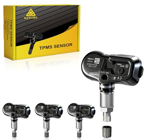4PCS Pre-Programmed TPMS Sensor, 315MHZ Tire Pressure Monitor System Sensor Compatible with Toyota Camry Prius Corolla RAV4 Highlander Avalon Replace 4260706020, 4260730060, PMV-C010