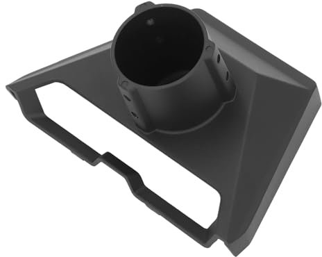 Juego de adaptadores de tubo de satélite de aleación de aluminio, 22 mm a 53 mm, soporte de barra ideal para sistemas de satélite Gen 3 V3 (negro)