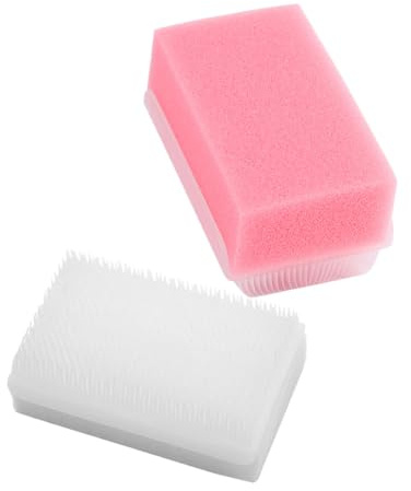 MAGICLULU Spazzole Sensoriali Wilbarger 2pezzi per Ragazzo Ragazza Autismo e Ragazzo Ragazza, in Plastico e Spugna, Design Compatto e Portatile per Terapia Sensoriale a Casa in Viaggio