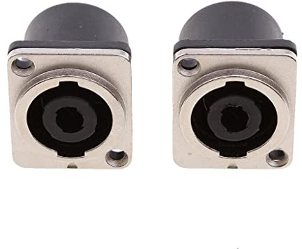 NonMiFyR 2 Prese Stereo da Pannello a 4 Poli, Morsettiera Integrata