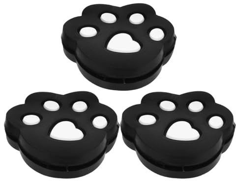 Gogogmee Smorzatori di Vibrazioni per Racchette da Tennis in Silicone Set da 3 Pezzi Neri Accessori Leggeri e Portatili per Migliorare Controllo e Comfort nel Gioco