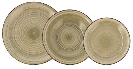 Quid Vita Natura Vajilla Cerámica Apto Microondas Seque Los Platos Por Las Dos Caras Después De Cada Lavado Apilable