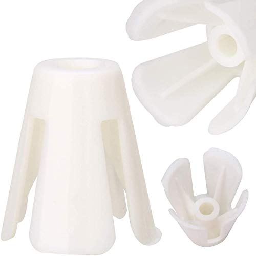 10 Stück Kunststoff-Spulenkrallen-Garnspulenhalter, Nähteil für Janome 644D 744D Overlock-Overlock-Nähen, Weiß