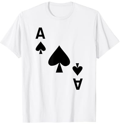 Juego de cartas cartas de picas para carnaval Camiseta