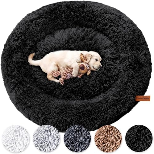 Wahre Tierliebe Orthopädisches Hundebett Deluxe für Kleine bis Große Hunde - Made in Germany - Waschbar & Formstabil - Flauschiges Hundekörbchen mit Hohem Rand für Sicherheit & Geborgenheit