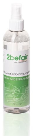 2befair Nettoyant pour habitacle et écran – Nettoyage du tableau de bord sans traces, sans acide, pH neutre – 250 ml, fabriqué en Allemagne