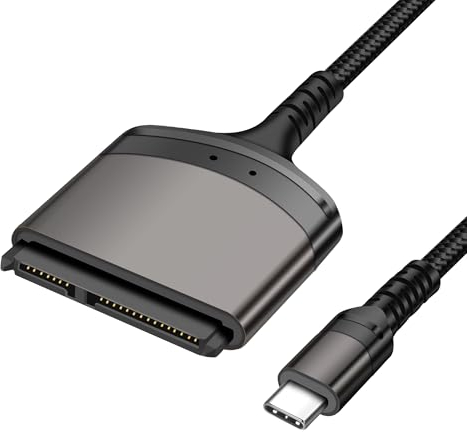 MEIRIYFA Cavo adattatore USB 3.0 tipo C a SATA 22 pin, tipo C USB 3.0 maschio a SATA III, adattatore 5 Gbps per disco rigido da 2,5 pollici, driver SSD Laptop