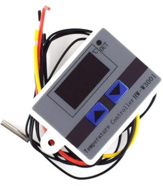 kawehiop XH W3001 Digitalanzeige Temperaturschalter zur Heizungssteuerung Intelligentes elektronisches Temperatursteuerungsschaltermodul, 24V