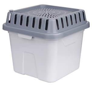 OLPRO Re-usable Dehumidifier Box with Crystals – Quiet Room Dehumidifier for Home Damp, Mold & Bathroom – Perfect for small UK Bedroom, Shed & Laundry Room