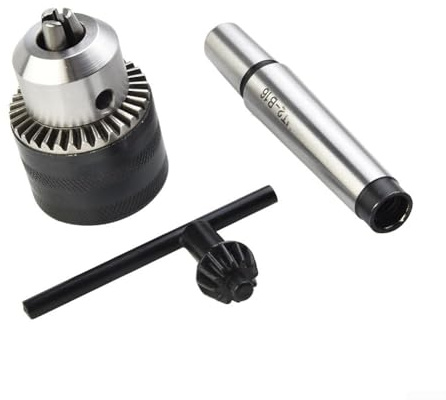 MT2 - Portabrocas cónico Morse para mini torno de metal, adecuado para diversas aplicaciones de perforación
