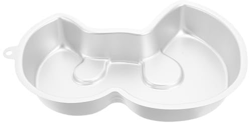 MAGICLULU Tortiera Numeri in Metallo 3d 31,8x20,2x4,9 Cm in Lega di Alluminio Antiaderente per Dolci Creativi Compleanni Anniversari Facile Rilascio e Pulizia