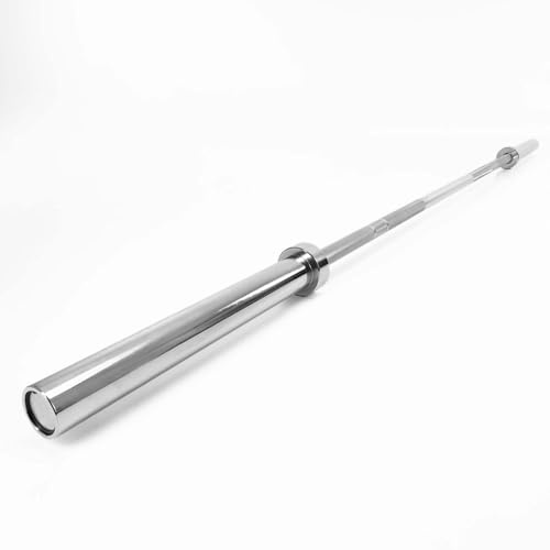 Olympische Langhantelstange 220 cm 20 kg 50 mm Stahl bis 200 kg rutschfester Griff Krafttraining Gewichtheben Home Gym Fitness Powerlifting Männer Frauen Actiget