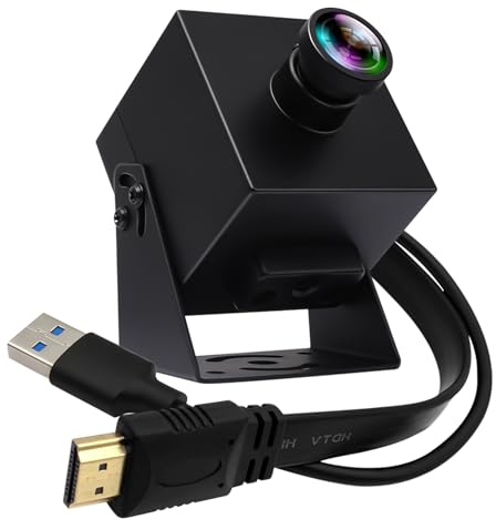 Telecamera HDMI USB 60 fps ad alta velocità ELP 4K HDMI USB 3.0 PC Camera con uscita simultanea 2x zoom digitale alimentazione fotocamera per servizi di chiesa, istruzione, lavoro, progetto TV