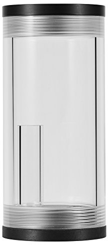 Annadue G1/4 Gewinde Zylinder Wasserbehälter Tank Kit, 110mm Computer Flüssigwasserkühlung Ra oder Diator Acryl Wasserkühler, für PC Wasserkühlung.