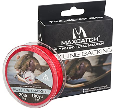 MAXIMUMCATCH Fliegenfischen Backing Fliegenfischen geflochtene Nylon Schnüre 20/30lb,100/300yards