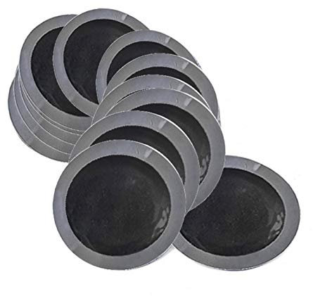 Tyenaza Reifenreparatur-Gummiflicken, mit 150Pcs/Box 42mm Auto runder Naturkautschuk für Autoreifen Reifen Pannenreparatur Cold Patch Tubeless Patches