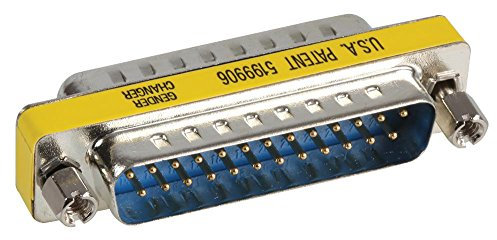 Cambiador de género, macho-macho, 25 vías | D SUBMINIATURE SUB CONECTOS, 1 x cantidad – SPC19825