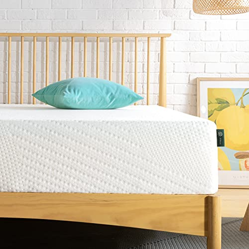 Zinus Colchón de Espuma viscoelástica con té Verde Essential | Adaptable de 7 Zonas | 150 x 190 cm | Altura de 25 cm | Asequible | Oeko-Tex