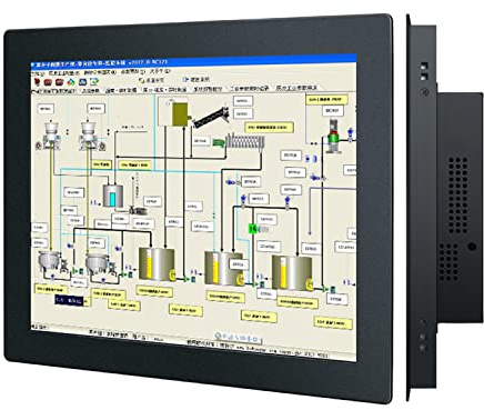 Moniteur Industriel avec écran Tactile résistif Panneau intégré PC Moniteur (VGA+HDMI(Non-Touch), 15 inch)