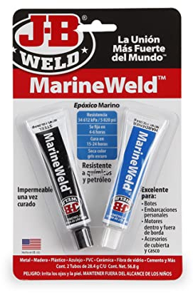 J-B Weld 8272SPA - Epoxico Marino - Soldadura en Frio - Metal - Epoxi - Impermeable - Embarcaciones - Motor - Accesorios - Marine Weld